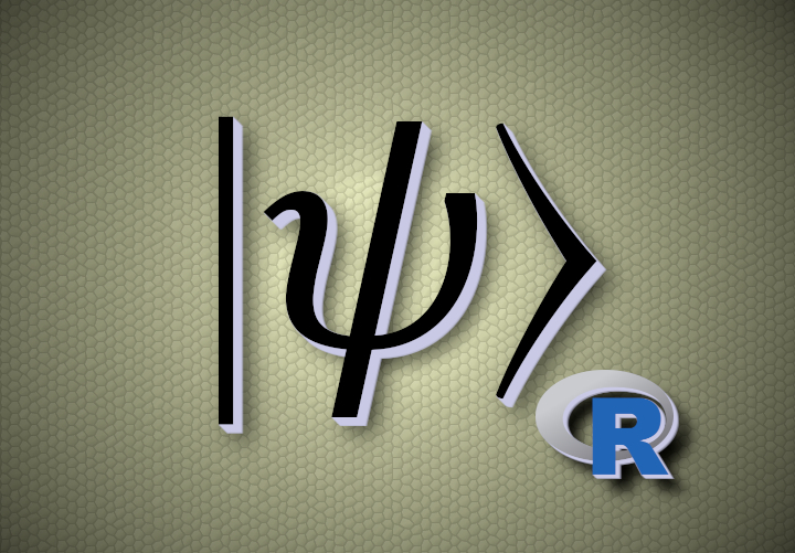 My Quantum Journey #01: Qubit Probability Amplitude Calculator in R (KrisComputes blog post featuring a custom-made image of Psi in a ket notation made in GIMP)