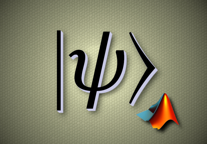 My Quantum Journey #02: Qubit Amplitude in MATLAB (KrisComputes blog post featuring a custom-made image of Psi in a ket notation made in GIMP)